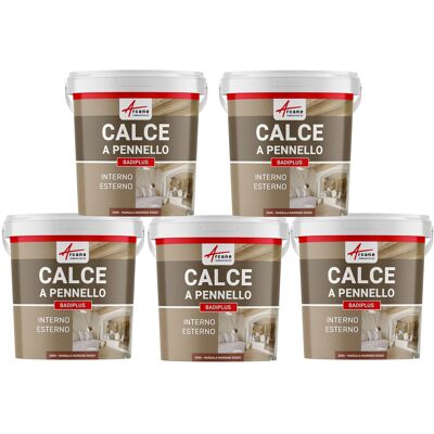 ARCANE INDUSTRIES Calce A Pennello Per Muri Esterni E Interni - Badiplus - 5 X 20 Kg Marsala Bruno Rosso - ARCANE INDUSTRIES Calce A Pennello Per Muri Esterni E Interni - Badiplus - 5 X 20 Kg Marsala Bruno Rosso -