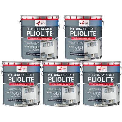 ARCANE INDUSTRIES Pittura Alla Pliolite : Per Facciate E Stucco - Arcafaçade Plioprotect - 5 X 10 L Bianco Grigiastro - Ral 9002 - ARCANE INDUSTRIES Pittura Alla Pliolite : Per Facciate E Stucco - Arcafaçade Plioprotect - 5 X 10 L Bianco Grigiastro - Ral 9002 -