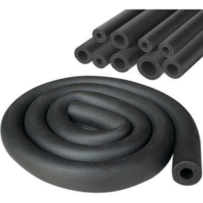 FOCTRO Isolante Per Tubi Di Riscaldamento, Ø 19 Mm, 1,8 M, Per Riscaldamento E Climatizzazione (nero, 19 Mm) FOCTRO Isolante Per Tubi Di Riscaldamento, Ø 19 Mm, 1,8 M, Per Riscaldamento E Climatizzazione (nero, 19 Mm)