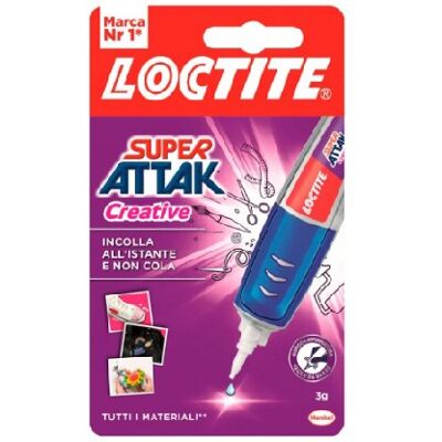 Loctite 12 X Super Attak Creative Misura: 3 G Loctite 12 X Super Attak Creative Misura: 3 G