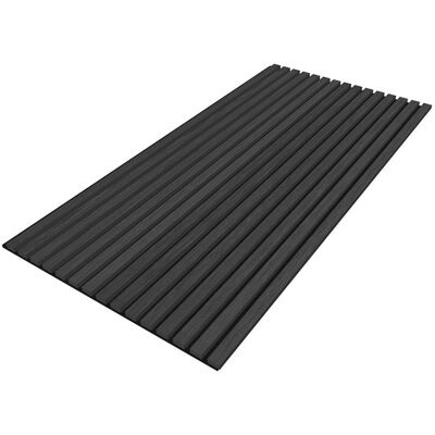 SWISS AQUA TECHNOLOGIES Pannello Acustico Da Parete Per Interni 60x120 Cm In Mdf Su Feltro Di Poliestere, Finitura Rovere Nero, 0,72 M² (satakupanbot612 SWISS AQUA TECHNOLOGIES Pannello Acustico Da Parete Per Interni 60x120 Cm In Mdf Su Feltro Di Poliestere, Finitura Rovere Nero, 0,72 M² (satakupanbot612