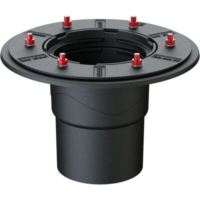 ACO Scarico Per Tetti Passavant Spin Dn150 Ghisa Flangia A Pressione Tenuta Attacco 90gradi Verticale, 7036.10.12 ACO Scarico Per Tetti Passavant Spin Dn150 Ghisa Flangia A Pressione Tenuta Attacco 90gradi Verticale, 7036.10.12
