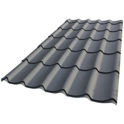 MCCOVER Lastra in acciaio zincato - 1,95 m x 1,04 m - Grigio MCCOVER Lastra in acciaio zincato - 1,95 m x 1,04 m - Grigio