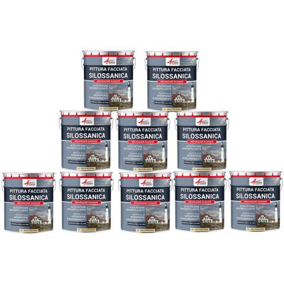 ARCANE INDUSTRIES Pittura Silossanica Per Esterni E Facciate, Ad Alto Potere Idrorepellente - Arcafaçade Siloxane - 10 X 10 L Giallo Paglia - Ral 085 90 30 - ARCANE INDUSTRIES Pittura Silossanica Per Esterni E Facciate, Ad Alto Potere Idrorepellente - Arcafaçade Siloxane - 10 X 10 L Giallo Paglia - Ral 085 90 30 -