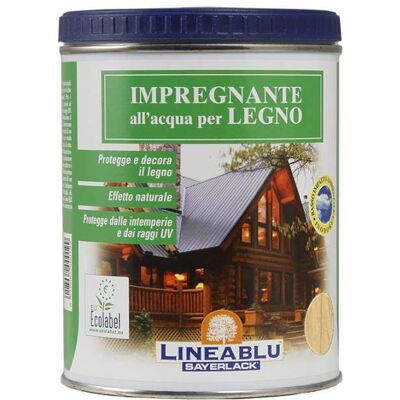 SAYERLACK Impregnante All'acqua Rovere 750 Ml - Protezione Legno SAYERLACK Impregnante All'acqua Rovere 750 Ml - Protezione Legno