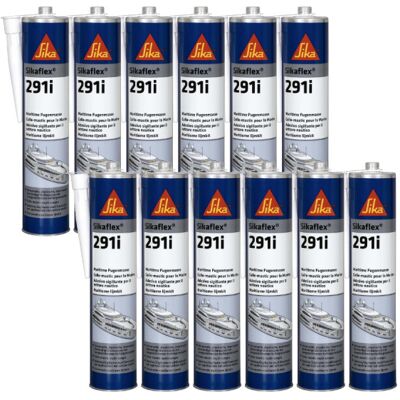 Sika Sigillante Bianco 291i - Grade Marina - 12x300ml Sika Sigillante Bianco 291i - Grade Marina - 12x300ml