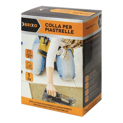 BRIXO Colla Per Piastrelle Kg.1 BRIXO Colla Per Piastrelle Kg.1