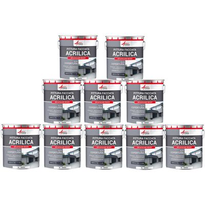 ARCANE INDUSTRIES Pittura Acrilica Per Esterni: Per Facciate Esterne E Stucco - Arcafaçade Renov - 10 X 10 L Bianco - ARCANE INDUSTRIES Pittura Acrilica Per Esterni: Per Facciate Esterne E Stucco - Arcafaçade Renov - 10 X 10 L Bianco -