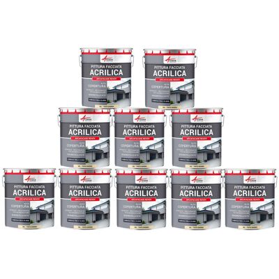 ARCANE INDUSTRIES Pittura Acrilica Per Esterni: Per Facciate Esterne E Stucco - Arcafaçade Renov - 10 X 10 L Tono Sabbia - Ral 085 90 20 - ARCANE INDUSTRIES Pittura Acrilica Per Esterni: Per Facciate Esterne E Stucco - Arcafaçade Renov - 10 X 10 L Tono Sabbia - Ral 085 90 20 -