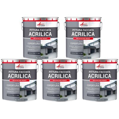 ARCANE INDUSTRIES Pittura Acrilica Per Esterni: Per Facciate Esterne E Stucco - Arcafaçade Renov - 5 X 10 L Grigio Vaio - Ral 7000 - ARCANE INDUSTRIES Pittura Acrilica Per Esterni: Per Facciate Esterne E Stucco - Arcafaçade Renov - 5 X 10 L Grigio Vaio - Ral 7000 -