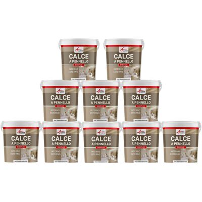 ARCANE INDUSTRIES Calce A Pennello Per Muri Esterni E Interni - Badiplus - 10 X 20 Kg Mykonos Bianco Puro - ARCANE INDUSTRIES Calce A Pennello Per Muri Esterni E Interni - Badiplus - 10 X 20 Kg Mykonos Bianco Puro -