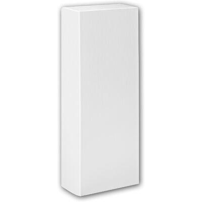 Profhome 117600 - Base di mezza colonna - Bianco - Schiuma di poliuretano resistente Profhome 117600 - Base di mezza colonna - Bianco - Schiuma di poliuretano resistente