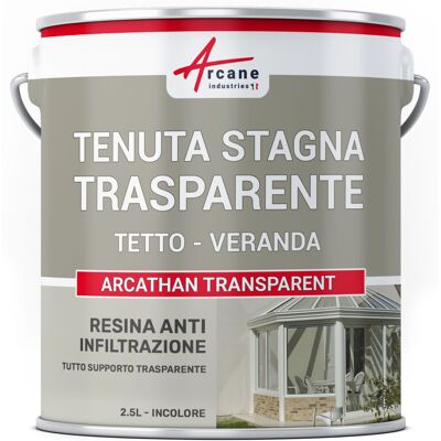 ARCANE INDUSTRIES Guaina Liquida Impermeabilizzante Trasparente Arcathan Transparent - 2,5 L - ARCANE INDUSTRIES Guaina Liquida Impermeabilizzante Trasparente Arcathan Transparent - 2,5 L -