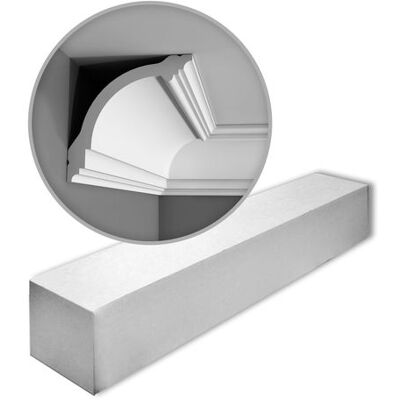 Orac Decor 12 x modanature corona - Ghirlanda decorativa - Bianco - 24 m Orac Decor 12 x modanature corona - Ghirlanda decorativa - Bianco - 24 m