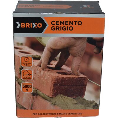 BRIXO Cemento Grigio Kg.5 BRIXO Cemento Grigio Kg.5