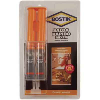 Bostik Adesivo Epossidico Liquido Saldarapido Mixer In Blister Siringa Da 24ml Bostik Adesivo Epossidico Liquido Saldarapido Mixer In Blister Siringa Da 24ml