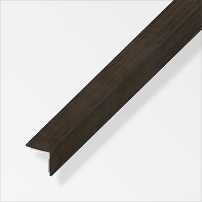 ALFER Autoadesivo Angolare 30x30 Pvc Legno Wengè 1metro ALFER Autoadesivo Angolare 30x30 Pvc Legno Wengè 1metro