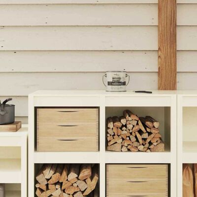 VIDAXL Vernice Per Legno Bianco 2,5 L Stampa Da Parete VIDAXL Vernice Per Legno Bianco 2,5 L Stampa Da Parete