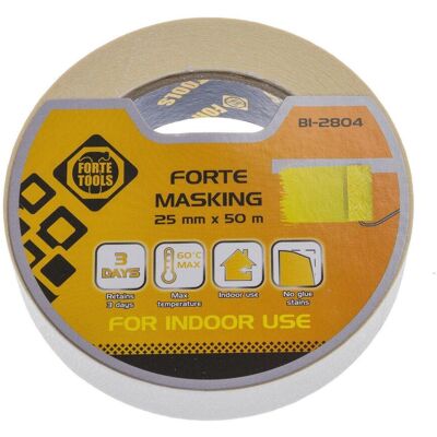 FORTE Nastro Adesivo Tool Standard 25 Mm 50 Metri FORTE Nastro Adesivo Tool Standard 25 Mm 50 Metri