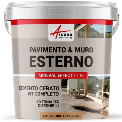 ARCANE INDUSTRIES Microcemento Per Esterni: Pavimenti, Muri, Terrazze, Balconi, Scale - 2 M² (in 2 Strati) Arancione Melone - ARCANE INDUSTRIES Microcemento Per Esterni: Pavimenti, Muri, Terrazze, Balconi, Scale - 2 M² (in 2 Strati) Arancione Melone -
