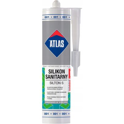 OEM Silicone Sanitario Atlas Silton S001 Impermeabile Flessibile OEM Silicone Sanitario Atlas Silton S001 Impermeabile Flessibile