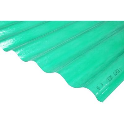 MCCOVER - PO 76/18 - Verde - 2,5 m - Lamiera ondulata MCCOVER - PO 76/18 - Verde - 2,5 m - Lamiera ondulata