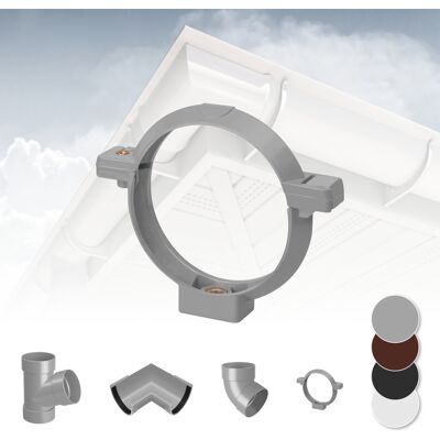 RAINWAY - RainWay 130 - Grigio - 130mm - Sistema grondaie RAINWAY - RainWay 130 - Grigio - 130mm - Sistema grondaie