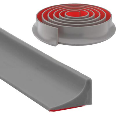 AULEDIO Barriera Doccia 300 Cm, Soglia Doccia Autoadesiva Anti-traboccamento, Barriera Pieghevole Per Pavimento Bagno, Grigia AULEDIO Barriera Doccia 300 Cm, Soglia Doccia Autoadesiva Anti-traboccamento, Barriera Pieghevole Per Pavimento Bagno, Grigia