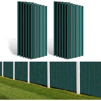 JIUBIAZ Pannelli Per Tetto 24 Pz 129x46 Cm, Acciaio Zincato Verde, 14 M², Lamiera Profilata Per Tetto E Parete JIUBIAZ Pannelli Per Tetto 24 Pz 129x46 Cm, Acciaio Zincato Verde, 14 M², Lamiera Profilata Per Tetto E Parete