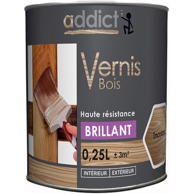 Addict - Vernis Protection Bois - Incolore - Lucido - Vernice per legno Addict - Vernis Protection Bois - Incolore - Lucido - Vernice per legno