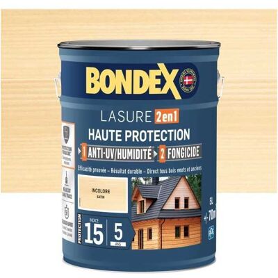 Bondex Velatura 2 In 1 Legno Incolore Satinato 5 L Bondex Velatura 2 In 1 Legno Incolore Satinato 5 L