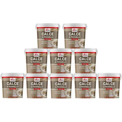 ARCANE INDUSTRIES Calce A Pennello Per Muri Esterni E Interni - Badiplus - 10 X 20 Kg Siena - Ocra Arancione - ARCANE INDUSTRIES Calce A Pennello Per Muri Esterni E Interni - Badiplus - 10 X 20 Kg Siena - Ocra Arancione -
