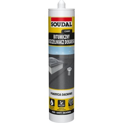 SOUDAL Sigillante Nero Per Tetti 280 Ml - Sil Dek Sou SOUDAL Sigillante Nero Per Tetti 280 Ml - Sil Dek Sou
