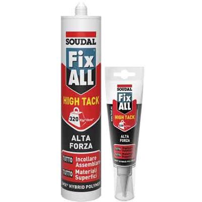 SOUDAL Adesivo Sigillante 'fix All High Tack' 290 Ml - SOUDAL Adesivo Sigillante 'fix All High Tack' 290 Ml -