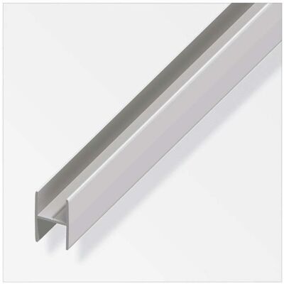 ALFER Profilo A H 16mm Alluminio Anodizzato Argento 1m Per Pannelli ALFER Profilo A H 16mm Alluminio Anodizzato Argento 1m Per Pannelli