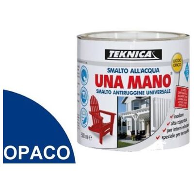 TEKNICA - Unamano Smalto All'acqua 125mlblu Opaco TEKNICA - Unamano Smalto All'acqua 125mlblu Opaco