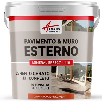 ARCANE INDUSTRIES Microcemento Per Esterni: Pavimenti, Muri, Terrazze, Balconi, Scale - 2 M² (in 2 Strati) Arancione Kumquat - ARCANE INDUSTRIES Microcemento Per Esterni: Pavimenti, Muri, Terrazze, Balconi, Scale - 2 M² (in 2 Strati) Arancione Kumquat -