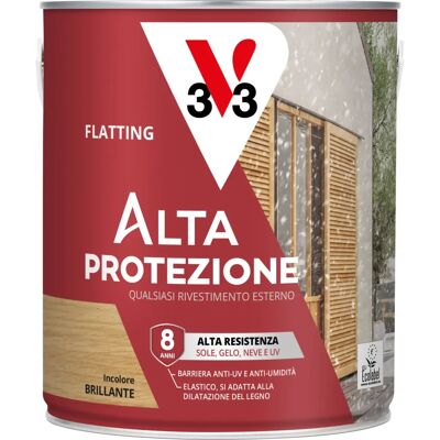V33 Flatting Ad Alta Protezione Incolore, 2,5 Lt V33 Flatting Ad Alta Protezione Incolore, 2,5 Lt