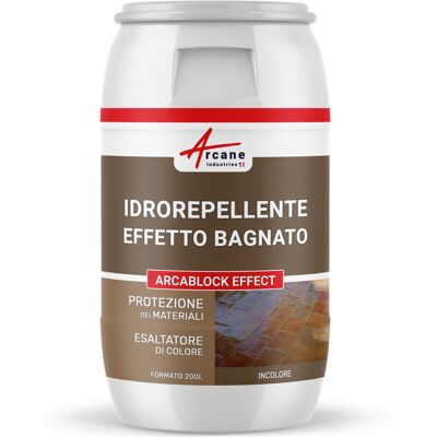 ARCANE INDUSTRIES Idrorepellente Per Pietra Effetto Bagnato, Per Interni Ed Esterni - Arcablock Effect - 200 L - ARCANE INDUSTRIES Idrorepellente Per Pietra Effetto Bagnato, Per Interni Ed Esterni - Arcablock Effect - 200 L -