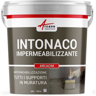 ARCANE INDUSTRIES Impermeabilizzante Per Fondazioni: Cemento, Calcestruzzo E Muratura - Arcacim - 5 Kg Grigio - ARCANE INDUSTRIES Impermeabilizzante Per Fondazioni: Cemento, Calcestruzzo E Muratura - Arcacim - 5 Kg Grigio -