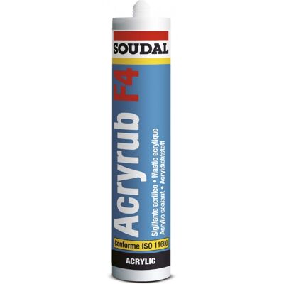 SOUDAL Mastice Acrilico Acryrub F4 SOUDAL Mastice Acrilico Acryrub F4