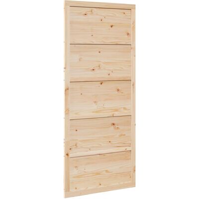 VIDAXL Porta Del Fienile 100 X 2,5 X 208 Cm Legno Massello Di Pino VIDAXL Porta Del Fienile 100 X 2,5 X 208 Cm Legno Massello Di Pino