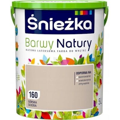 Śnieżka - Barwy Natury Górska Ścieżka - Beige - 5 L - Vernice Śnieżka - Barwy Natury Górska Ścieżka - Beige - 5 L - Vernice