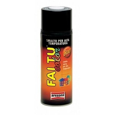 AREXONS - Vernice spray alta temperatura nero 400ml - Nero - 400 ml - Paint spray AREXONS - Vernice spray alta temperatura nero 400ml - Nero - 400 ml - Paint spray