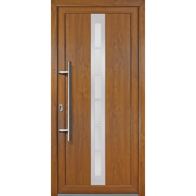 MEETH Porte D'Ingresso Pvc Jm Signum Esclusivo, Mod. 38, Golden Oak A Due Lati, Larghezza: 88cm, Altezza: 200cm, Senso Di Aperatura Sinistra MEETH Porte D'Ingresso Pvc Jm Signum Esclusivo, Mod. 38, Golden Oak A Due Lati, Larghezza: 88cm, Altezza: 200cm, Senso Di Aperatura Sinistra