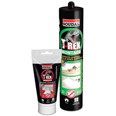 SOUDAL Adesivo Sigillante 't-rex Effetto Ventosa' 200 G SOUDAL Adesivo Sigillante 't-rex Effetto Ventosa' 200 G
