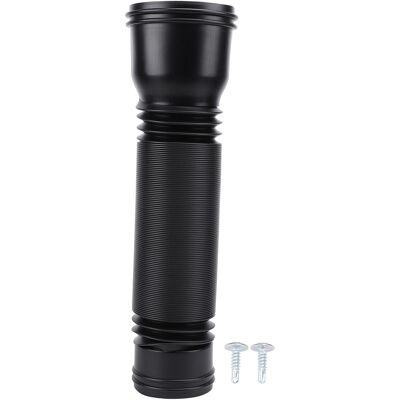 TOIVIZE Prolunga Flessibile Regolabile In Pe Per Tubo Di Scarico Con Protezione Antispruzzo, Drenaggio Efficiente, 20-59 Cm, Nera TOIVIZE Prolunga Flessibile Regolabile In Pe Per Tubo Di Scarico Con Protezione Antispruzzo, Drenaggio Efficiente, 20-59 Cm, Nera