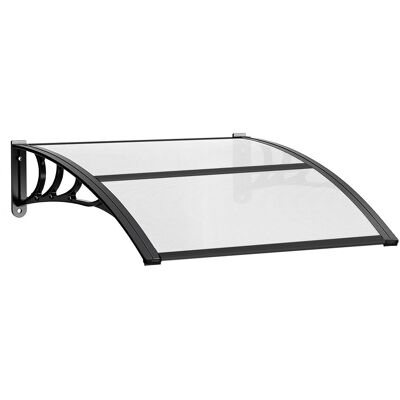 ARREDIAMOINSIEME SRL Pensilina Tettoia Modulare Tetto Copertura Porta Finestra Esterno Alveolare Trasparente - 100x80 Cm ARREDIAMOINSIEME SRL Pensilina Tettoia Modulare Tetto Copertura Porta Finestra Esterno Alveolare Trasparente - 100x80 Cm
