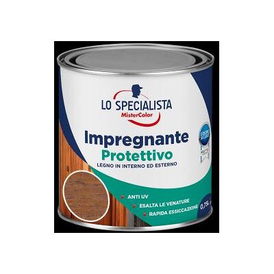 LO SPECIALISTA - Impregnante all'Acqua 0,75 l - Castagno Scuro - 0.75 L - Wood preservative LO SPECIALISTA - Impregnante all'Acqua 0,75 l - Castagno Scuro - 0.75 L - Wood preservative