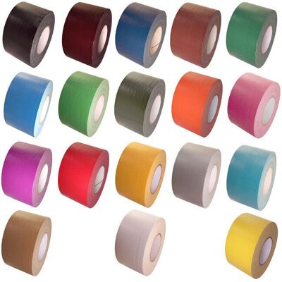 STICKERSLAB Nastro Americano Telato Colorato Plastificato Per Riparazioni Extra Forte 4 Rotoli Colore - Giallo, Larghezza - 38mm, Lunghezza - 2,75mt STICKERSLAB Nastro Americano Telato Colorato Plastificato Per Riparazioni Extra Forte 4 Rotoli Colore - Giallo, Larghezza - 38mm, Lunghezza - 2,75mt